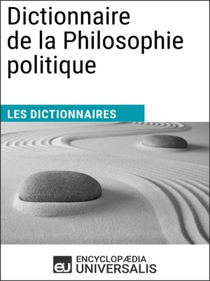 cover image of Dictionnaire de la Philosophie politique